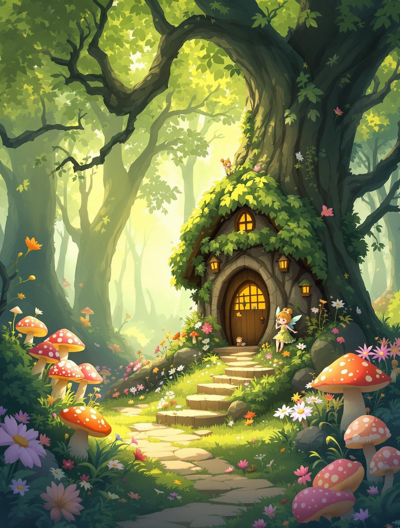 妖精森林的小不点 - Hakumei and Mikochi 动漫封面
